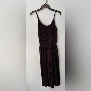 Gap brand woman’s black spaghetti strapped jumpsuit